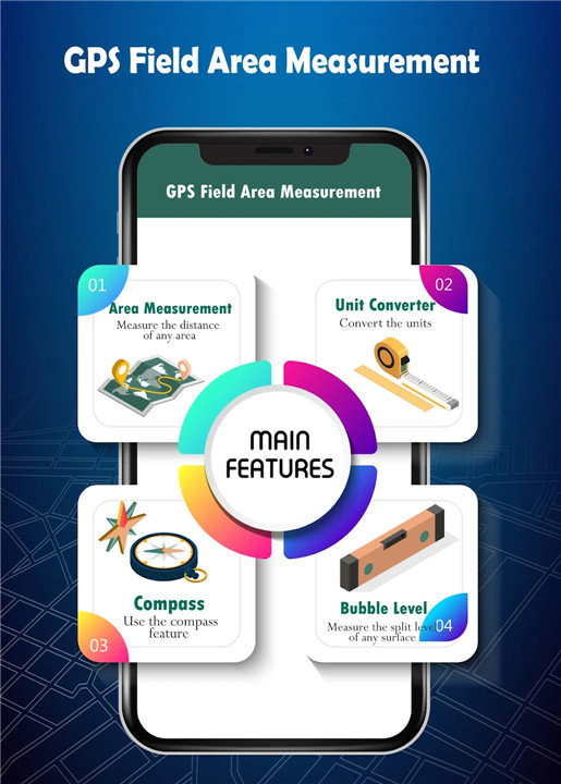 GPS Field Area Measurement App screenshot