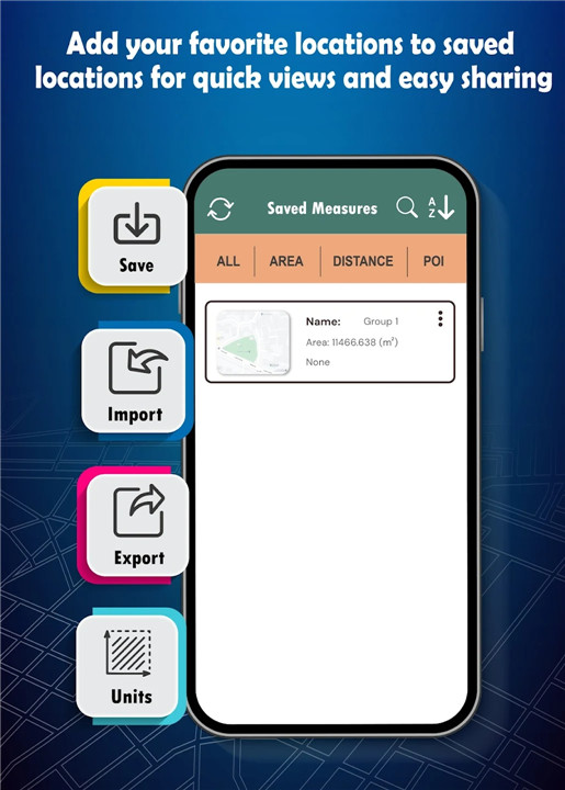 GPS Field Area Measurement App screenshot