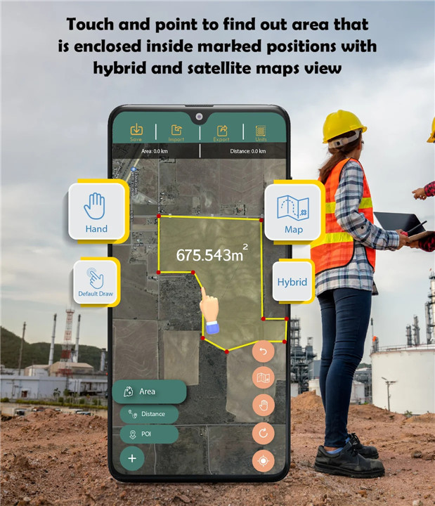 GPS Field Area Measurement App screenshot