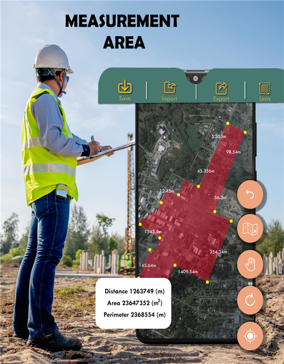 GPS Field Area Measurement App screenshot