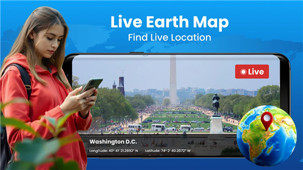 Live Earth Map & Speedometer screenshot