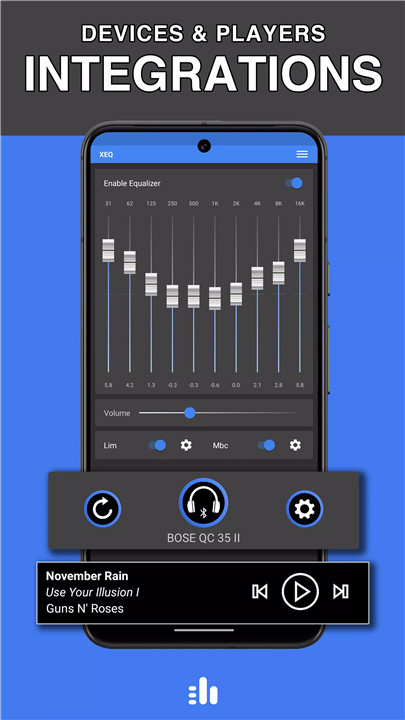 Equalizer & Bass Booster - XEQ screenshot