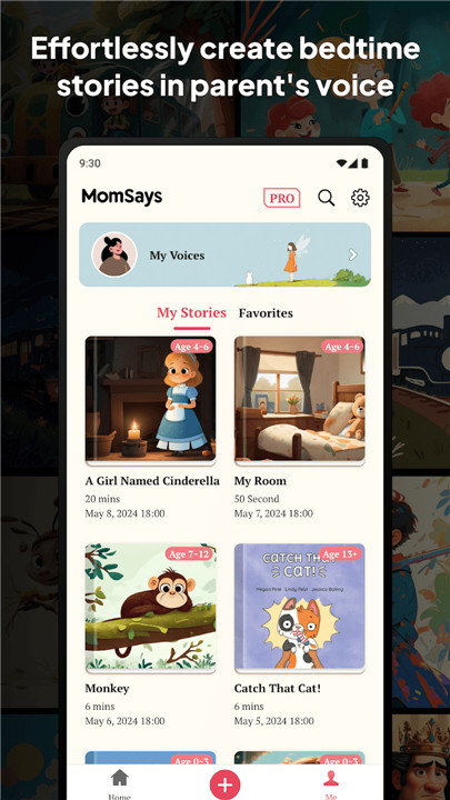 MomSays: AI Bedtime Stories screenshot