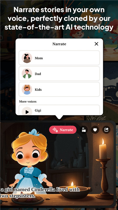 MomSays: AI Bedtime Stories screenshot