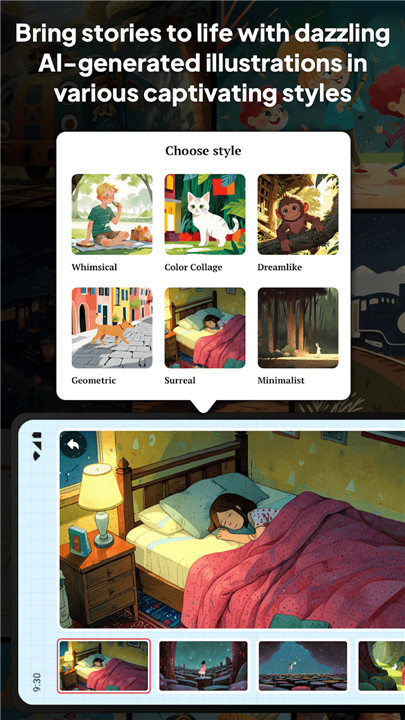 MomSays: AI Bedtime Stories screenshot