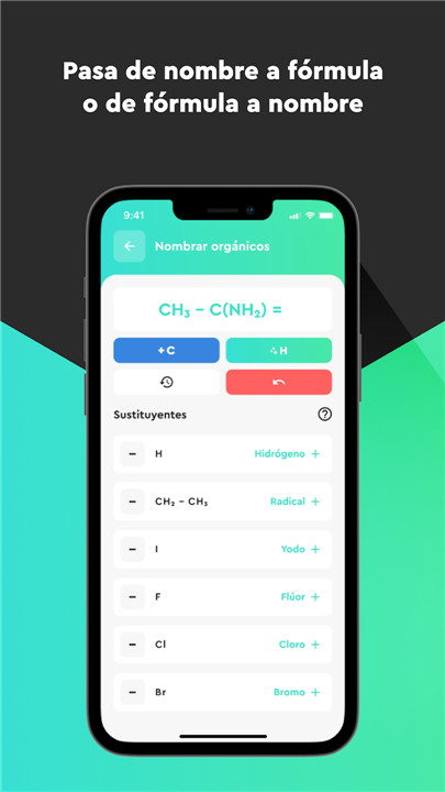 Quimify: Nomenclatura Química screenshot