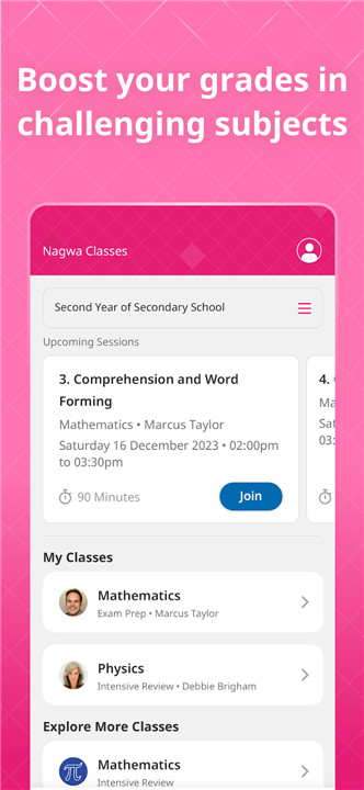 Nagwa Classes screenshot