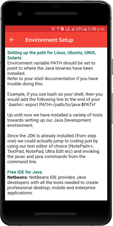 Java Programming Tutorials screenshot