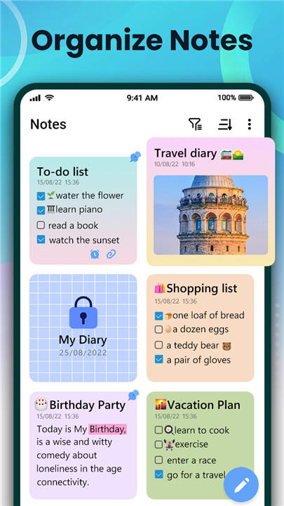 Notepad - Notes, Easy Notebook screenshot