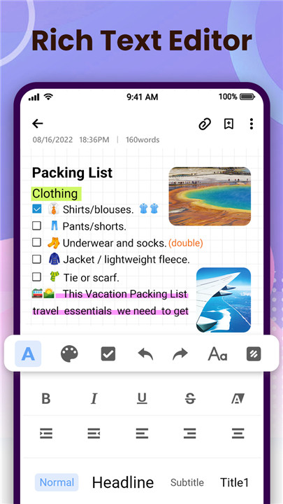 Notepad - Notes, Easy Notebook screenshot