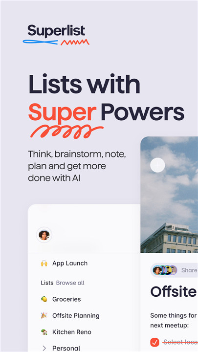 Superlist - Tasks & Lists screenshot