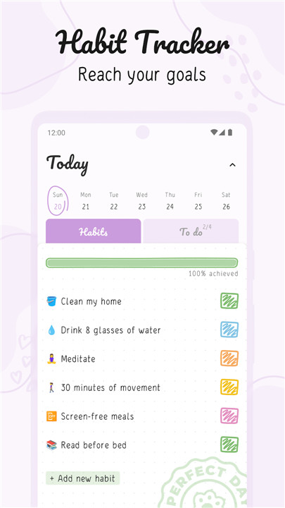 Hizo: Habit Tracker & Todo screenshot