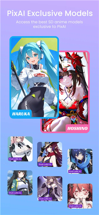 PixAI: AI Anime Art Generator screenshot