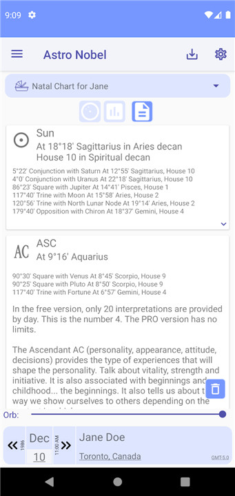 Astro Nobel - Astrology screenshot