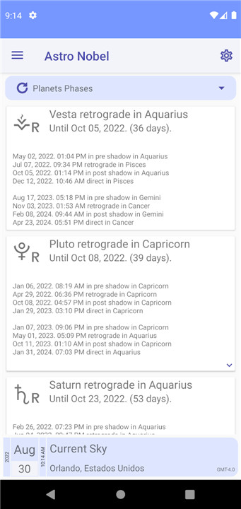 Astro Nobel - Astrology screenshot