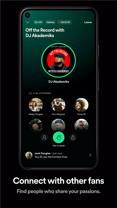 Spotify Live screenshot