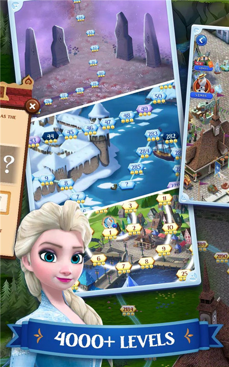 Disney Frozen Free Fall Games screenshot