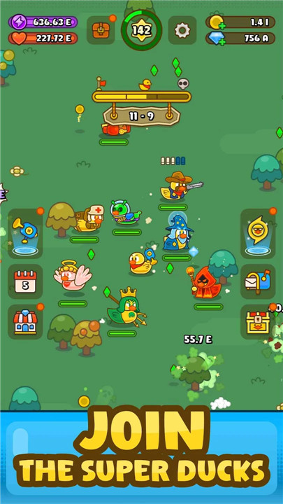 Rubber Duck: Idle Squad Game screenshot