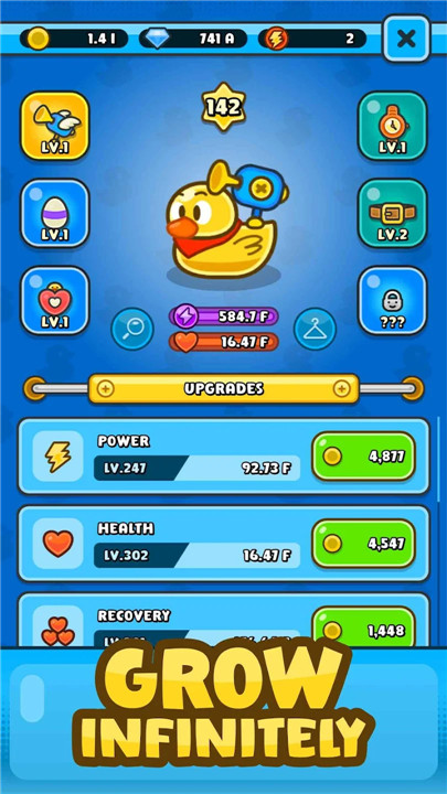 Rubber Duck: Idle Squad Game screenshot