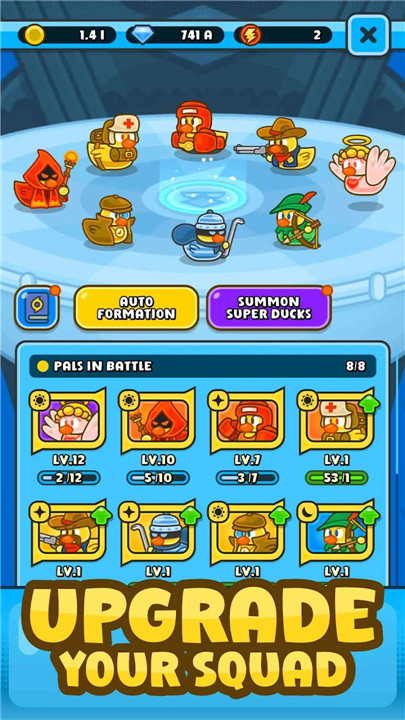 Rubber Duck: Idle Squad Game screenshot