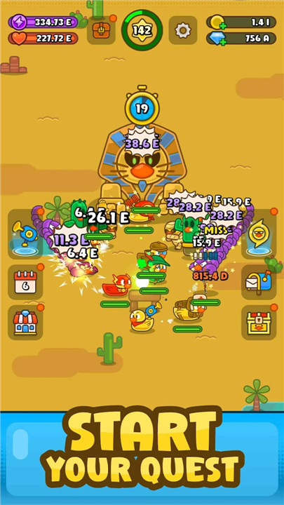 Rubber Duck: Idle Squad Game screenshot