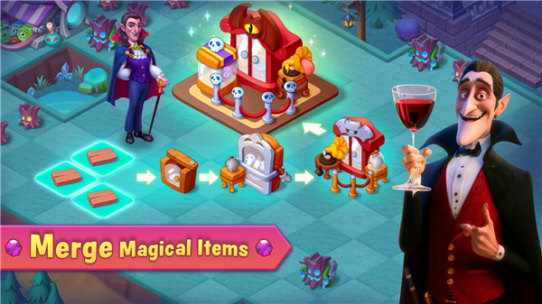 Merge Vampire: Monster Mansion screenshot