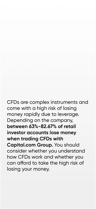 Trading app by Capital.com screenshot