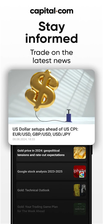 Trading app by Capital.com screenshot