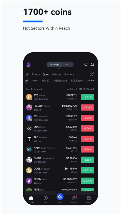 Gate.io - Buy Bitcoin & Crypto screenshot