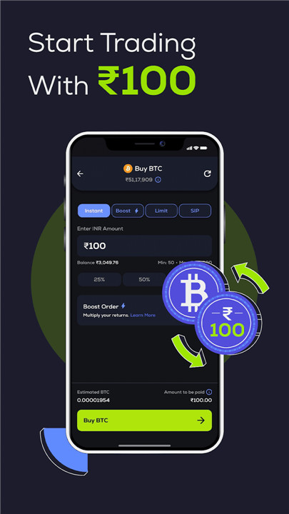 CoinSwitch: Crypto Trading App screenshot