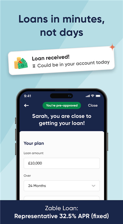 Zable - Mobile Finance screenshot