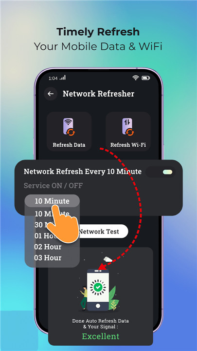 Timely Mobile Network Refresh screenshot