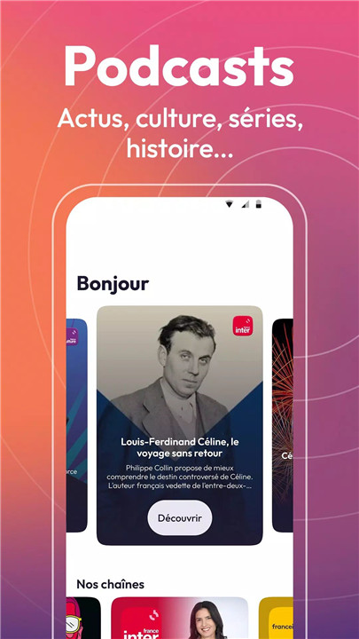 Radio France : radios, podcast screenshot