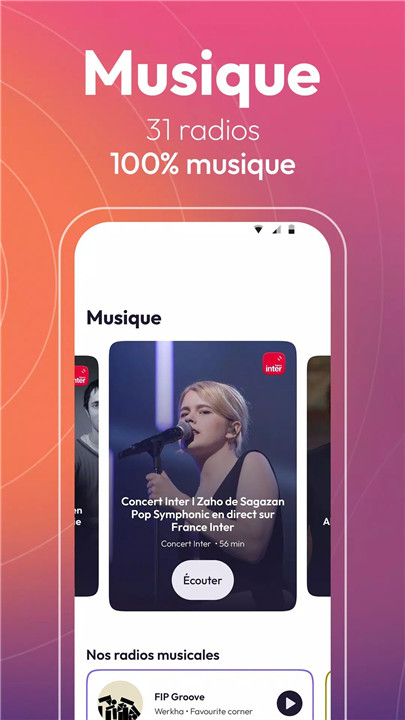 Radio France : radios, podcast screenshot