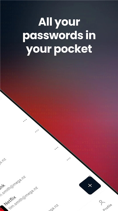 MEGA Pass Password Manager screenshot