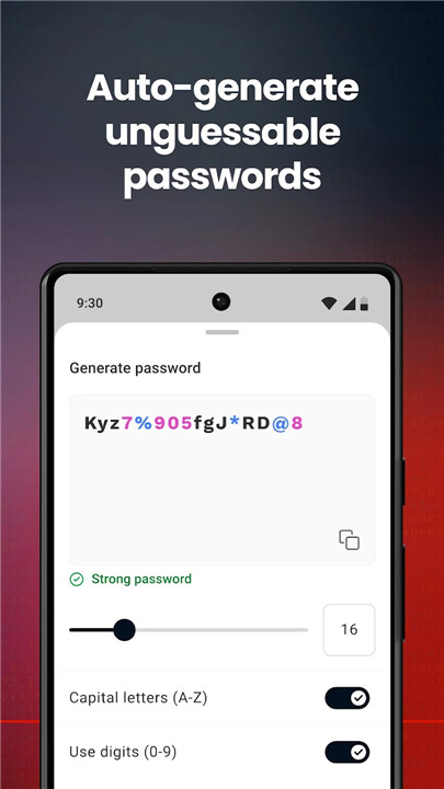 MEGA Pass Password Manager screenshot