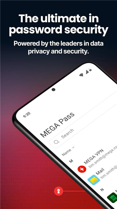 MEGA Pass Password Manager screenshot