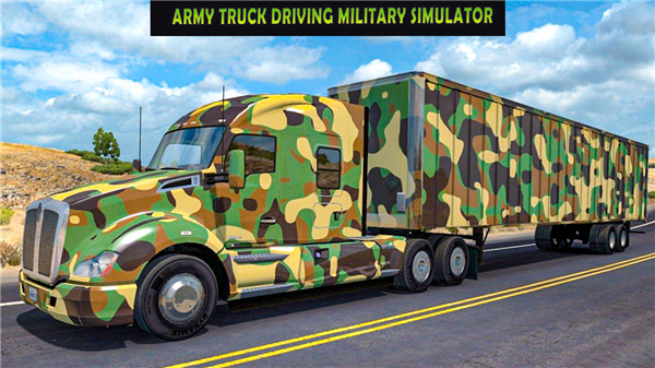 US Army Military Truck Driving screenshot