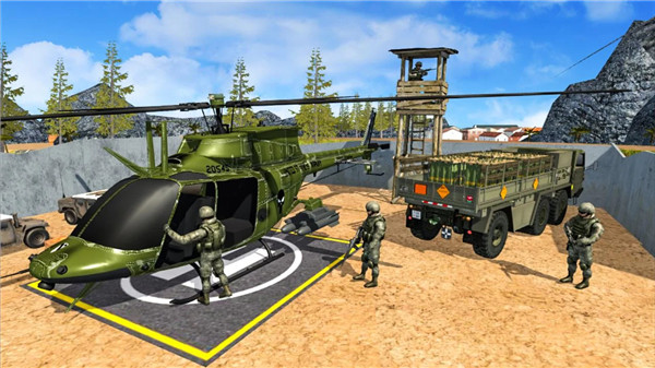 US Army Military Truck Driving screenshot