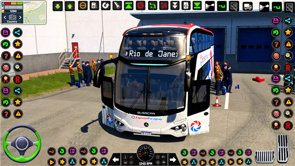 Offroad Euro Bus Games Sim 3d screenshot