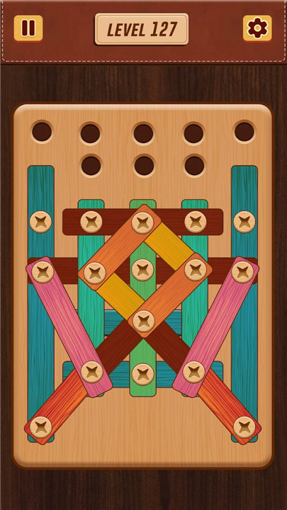 Wood Nuts & Bolts Puzzle Game screenshot