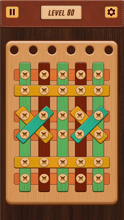 Wood Nuts & Bolts Puzzle Game screenshot