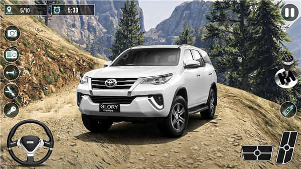 Fortuner Car Driving Games 3D screenshot