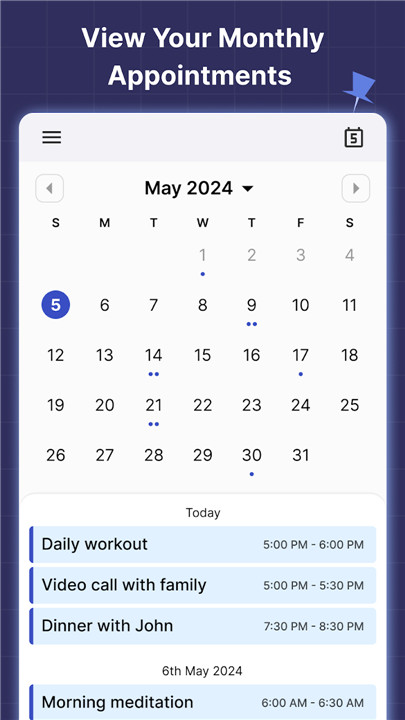 Calendar Launcher screenshot