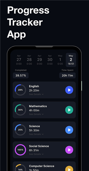 TrackIt - Pomodoro & Tracker screenshot