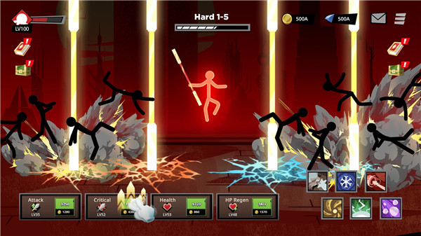 Epic Stickman: Idle RPG War screenshot