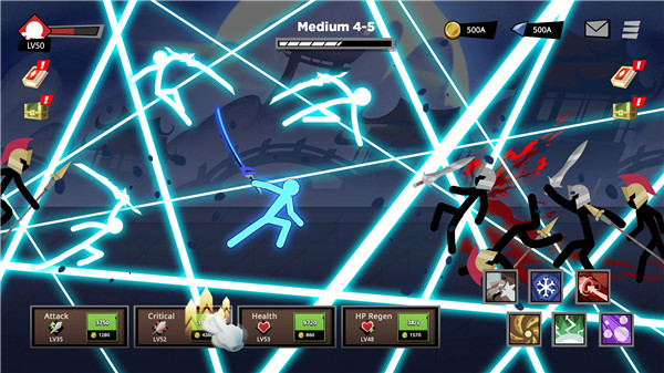 Epic Stickman: Idle RPG War screenshot