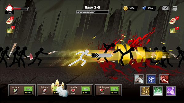 Epic Stickman: Idle RPG War screenshot