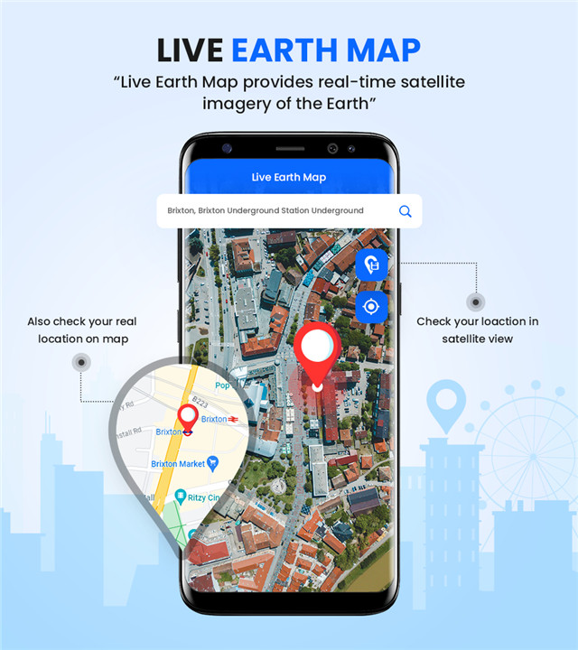 Live Earth Map GPS Navigation screenshot