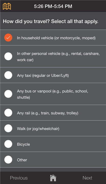 rMove: Travel Survey screenshot